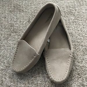 Tan Suede Loafers